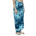 thumbnail image 4 of HAPPY BAY Women's Coverups Summer Wraps Pareos Beach Cover-Up Swim Cover Up Swimwear Sarong Beachwear Pareo for Women One Size Tie Dye, Navy, 4 of 5