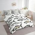 thumbnail image 2 of Manfei River Fish Bedding Comforter Set 7pcs, Rustic Lodge Cabin Full Bedding Set, Fishing Hunting Fitted Sheet Flat Sheet, Ultra Soft Home Decor, 2 of 7