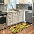 thumbnail image 3 of Kitchen Rugs Sunflower Yellow Background Design Non-Slip Soft Kitchen Mats Bath Rug Runner Doormats Carpet for Home Decor, 39" X 20", 3 of 7
