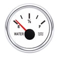 thumbnail image 1 of 0-190 Ohm Water Level Gauge Red Light Pointer 2" 52mm Water Tank Indicator Meter For Fuel Level Sensor Universal Vehicle 12V 24V ,Easy to Install, 1 of 7