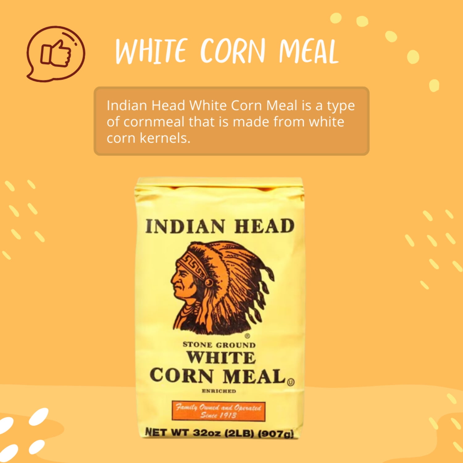 (5 pack) Wilkins Rogers Indian Head Corn Meal, 32 oz
