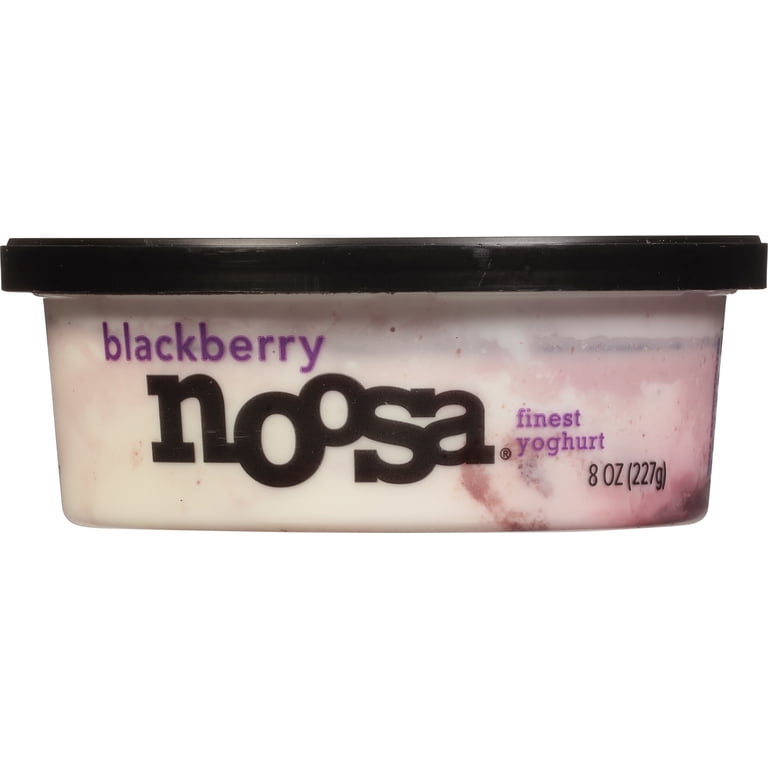 Noosa Yoghurt Whole Milk Real Fruit Yoghurt Blackberry 8oz - Walmart.com