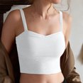 thumbnail image 2 of aidice Cotton Women's Tank Tops Built in Bra Stretchy Sports Bra Chest Wrapped Undershirts Strap Tanks, 2 of 5