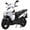 White, variant on X-Pro Fiji 200 Gas Moped with 13" Aluminum Wheels, Electric & Kick Start, Automatic CVT Transmission Moped for Adults
