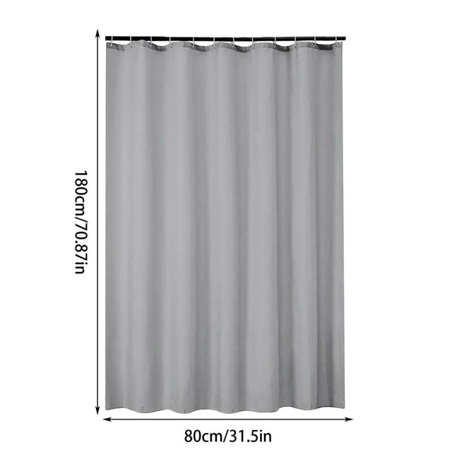 SDNall Waterproof Shower Curtain, Fabric Liner with Reinforced Header and Rust-Resistant Grommets, Quick-Dry Thickened Polyester for Bathroom