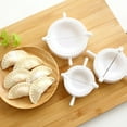 thumbnail image 1 of 3-Piece Dough Press Set: Perfect for Dumpling, Calzone, Ravioli, Empanada, 1 of 5