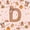 Pink D, variant on Erosebridal Monogrammed L Twin Quilt Set for Girls Boys, Capybara Lover Twin Coverlet Set, 2pcs