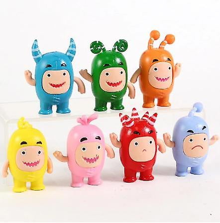 Porte‑clés Anime DA DA DAN – Lot De 7 Pièces En Acrylique, Personnages Colorés – Pour Sac, Clés Ou Collection