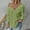 Green, variant on Zufneo Dressy Blouse for Women Sexy Off-Shoulder Tops V-Neck White Beach Button Down Shirts New Arrivals L