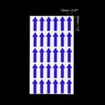 thumbnail image 2 of Small Arrow Sticker Label 1.2x0.5", 450 Pcs Adhesive Color Coding Decal, Blue, 2 of 6