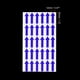 thumbnail image 2 of Etiqueta de adhesivo de color azul Uxcell Small Arrow 1.2'' x 0.47'' 180 en 6 hojas, 2 of 6