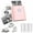 1 Printer (Pink)+3 Roll label, variant on Mini Sticker Printer-2 Inch Bluetooth Thermal Pocket Printer,Inkless Portable Printer for Study Notes,Photos, Memos,Lists,Gifts,Journals