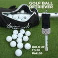 thumbnail image 5 of Mobile Pro Shop Shag Bag Golf Ball Retriever – Shag Bags for Golf Balls w/ Aluminum Tube & Handle - Holds up to 80 Balls, Black, 5 of 8