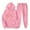 Pink 01, variant on Up to 50% off Jogging Outfits for Women 2 Piece Cotton Halloween Hoodie and Sweatpant Sets Hooded Pullover Top and Pant Suits (L, Gray)