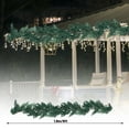 thumbnail image 6 of 6FT Norfolk Pine Wreath for Front Door, Real Touch Norfolk Pine Wreath Artificial Green Wreath Holiday Decoration for Home Decor（No light ）, 6 of 7