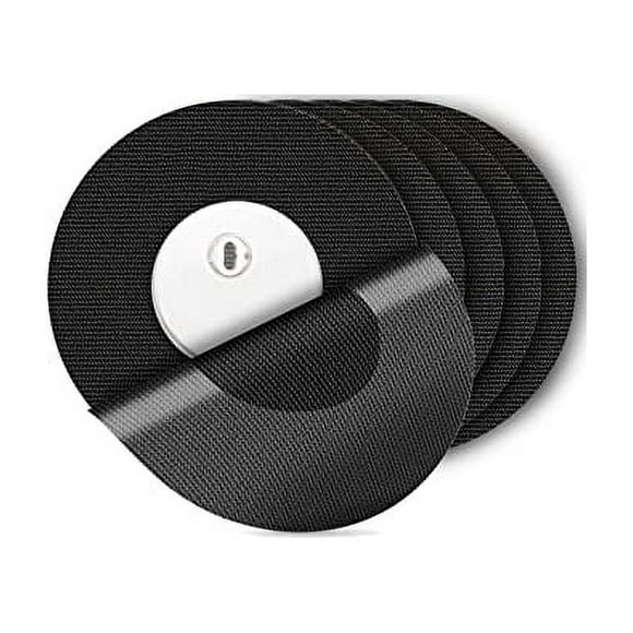 QJUHUNG 25Pack Libre 3 Sensor .. Covers Waterproof Freestyle Bandage .. 14 Days Overpatch Hypoallergenic .. & Strong Adhesion CGM .. Tape Without Hole Black .. Patch