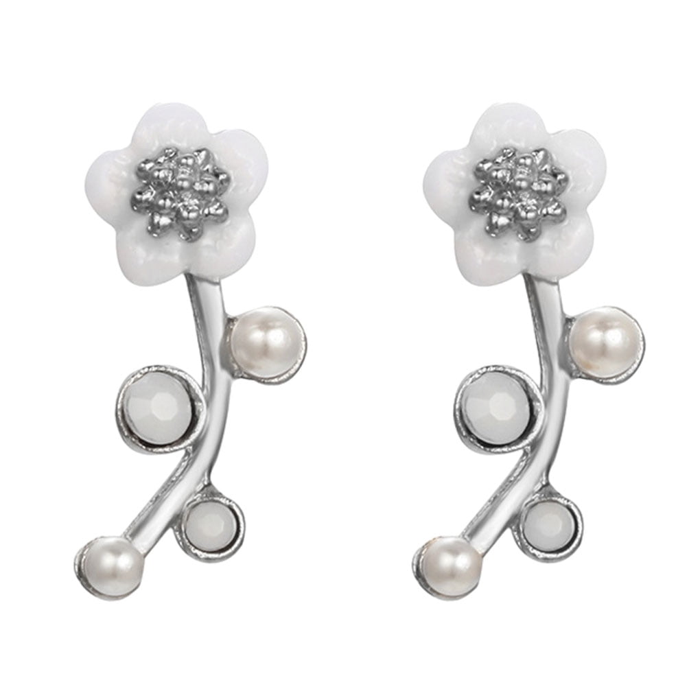 Pearl Earrings  Shop 60 Latest Pearl Jewellery for Women Online India   Gehna