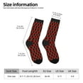 thumbnail image 2 of Rateoe Argyle Plaid for Women Casual Calf Socks - Cute Crew Socks - Thin Soft Above Ankle Socks Size 5-11, 2 of 6