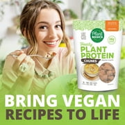 Plant Basics - Hearty Plant Protein - Unflavored Chunks, 1 lb (Pack of 6), Non-GMO, Gluten Free, Low Fat, Low Sodium, Vegan, Meat Substitute