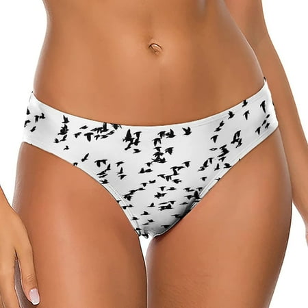 

Birds Flying Isolated Women s Thongs Sexy T Back G-Strings Panties Underwear Panty