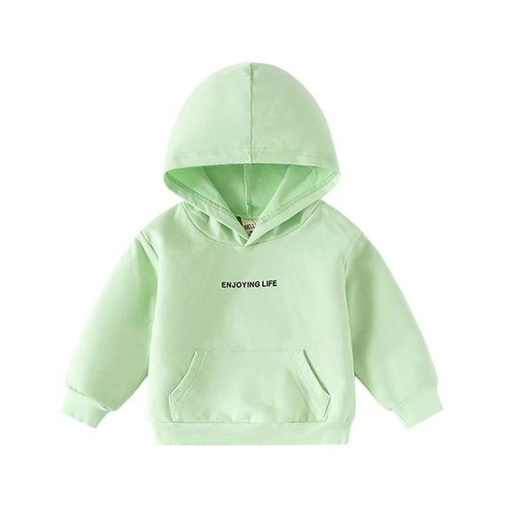 Kiijoy Toddler Girls Long Sleeve Hoodie Casual Hooded Pullover Sweatshirt, Sizes 3-4