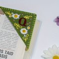 thumbnail image 1 of MesaSe Hand Embroidered Corner Bookmark  Hand Stitched Felt Corner Letter Bookmark  Felt Triangle Bookmark  Cute Flower Letter Embroidery Bookmarks For Book Lovers (summer) ZZZ, 1 of 7