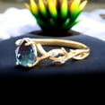 thumbnail image 5 of SHREENATHJEWELRY 7x5MM / 2Ct Alexandrite Engagement Ring- CZ Diamond Twig Proposal Ring Alternatine Fine Women Statement Jewelry Birthaday Gift For Wife Color Change Stone Ring, 5 of 7
