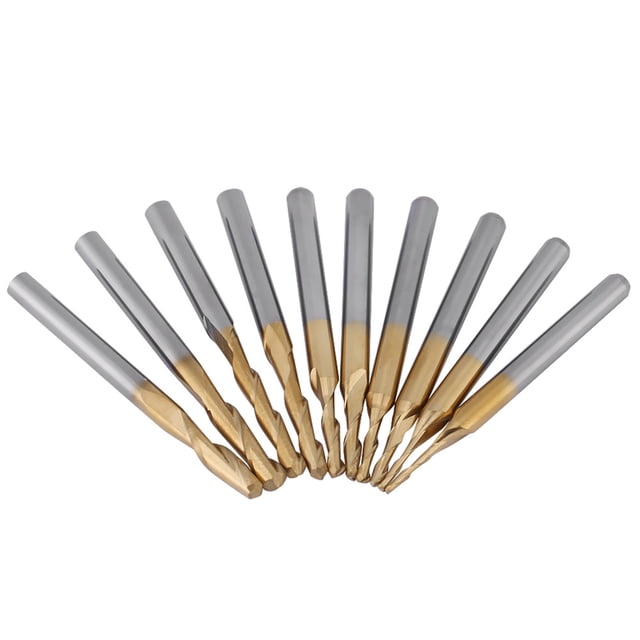Cortador De Punta Esférica De 38 Mm, Cortador De Fresado, Alta Dureza Para Piezas De Hardware De Plástico De Placa De Circuito De Cobre ANGGREK Otros