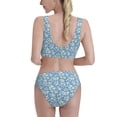 thumbnail image 5 of High Waisted Bikini Sets For Women, Floral Retro Style A Swimsuits Tummy Control, Two Pieces Bathing Suit, 5 of 8
