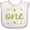 White and Pink, variant on Inktastic 1st Birthday One Gold Boys or Girls Baby Bib
