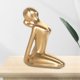 thumbnail image 3 of Estatuilla de Estatua de Chica de Yoga, Decoración Pequeña para , para pequeña sala, Decoración para Sala de Sunnimix Figura de estatua de postura de yoga, 3 of 8