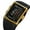 Gold Black, variant on Fashion Men's Digital Analog Watches Square Face Sport Casual Dual Display Multifunctional Wristwatch for Men with Alarm Waterproof LED Luminous