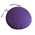thumbnail image 5 of Hvmvliv 11.8X11.8X0.71in Indoor Outdoor Round Seat Cushions with Ties,Soft Polyester Fiber,Secure Fastening,Universal Size for Dining Chairs,Garden,Patio,Bistro,Home,Office Purple, 5 of 9