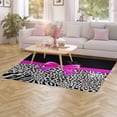 thumbnail image 4 of Leopard Print Soft Comfy Rugs for Bedroom Room Living Room Bathroom Entrance Door Non-slip Comfort Mat 59"x71", 4 of 7