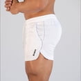 thumbnail image 4 of Wsevypo Men's Bodybuilding Running Fitted Training Jogging Short Pants, 4 of 4