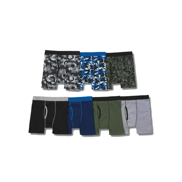 Hanes - Hanes Boys Underwear, 7 Pack Tagless Boxer Briefs Sizes 6/8 ...