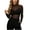 #0053-Black, variant on Workout Tops for Women Mock Neck Sheer Mesh Long Sleeve Layered Cami Womens Tops Relaxed Fit Lightweight Womens Tops