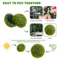 thumbnail image 5 of Yeshouse Large 16.5" Topiary Flower Balls, Indoor/Outdoor, 2-Pack, 5 of 7