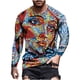 thumbnail image 1 of Camiseta diaria unisex para hombre, estampado gráfico en 3D, estampado de grafiti, camisetas de manga larga, blusa informal Pompotops  oipoqjl5319, 1 of 9