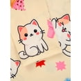 thumbnail image 4 of WIBACKER 1-12Years Kids Girls Pajamas Set Toddler Girl Long Sleeve Tops and Pants 2 Piece Pjs Sleepwear Kitten Jammies, 4 of 14