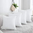thumbnail image 6 of 16 x 16 Pillow Inserts (Set of 2) - 16 Inch Square Interior Sofa Throw Pillow with 100% Cotton Cover - Decorative Pillow Insert Pair - White Couch Pillow, 6 of 7