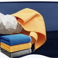 thumbnail image 2 of Car Drying Towel Waffle Weave Microfiber 15 X 15 Inch Gray for Auto Detailing Home Kitchen, 2 of 5
