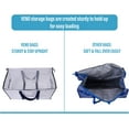 thumbnail image 4 of 10 Pack Moving Bags, Heavy Duty, Moving Boxes Alternative, Packing Storage Supplies for Dorm Room Essentials with Zipper for Clothes, Extra Large Totes for Packaging (Clear, 10 Pack), 4 of 5