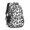 Black and White Leopard Print, variant on Black and White Leopard Print Pattern Cute School Backpack Bag with Padded Back and Adjustable Shoulder Straps 16.9 X 12.6 X 5.9 Inches