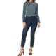 thumbnail image 2 of CAMISA DE SATÉN ELEGANTE PARA MUJERES INSPIRADA CHIC CON LAZO PARA OFICINA BLUSAS TOPS AZUL GRIS S, 2 of 6