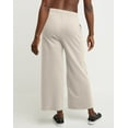 thumbnail image 5 of Hanes Wide Leg Crop Pants Originals French Terry Sweatpants Pockets Women XS-2XL, 5 of 7
