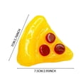 thumbnail image 3 of Mozhitti Pizza Neon Squeezza Pizza Desk Accessory Shaped Stress Innovative Suction Cup Design Features Multiple Integrated Suction Cups That Provide A Satisfying And Tactile Resistanc, 3 of 4