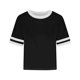 thumbnail image 4 of Camisetas Sobredimensionadas para Mujeres Gota Hombro Cuello Redondo Cultivo Top de Entrenamiento, Blusa de Verano Casual para Diario Y Fitness, 4 of 4