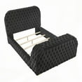 thumbnail image 3 of Restonic 1pc Modern Style Queen Bed - Deeply Tufted & TV Lift, 3 of 7