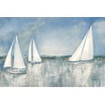 thumbnail image 2 of Manning, Ruane 14x11 White Modern Wood Framed Museum Art Print Titled - Catching the Breeze, 2 of 4